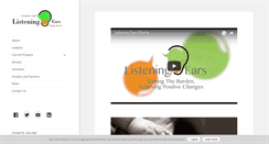 Desktop Screenshot of listeningears.org